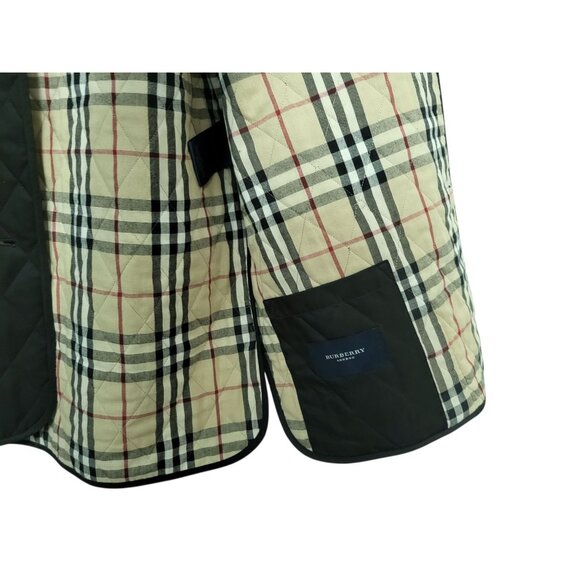 Burberry London Quilted Barn Jacket Nova Check Lining - Picture 5 of 16